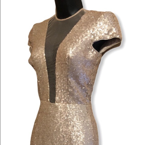 SOLD Dress the Population sequined deep v neck - Picture 4 of 8
